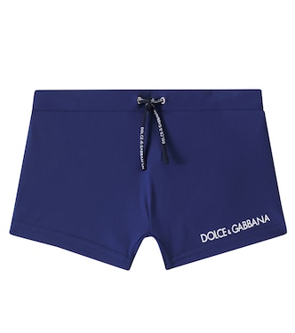Printed swim trunks | Dolce&Gabbana Kids