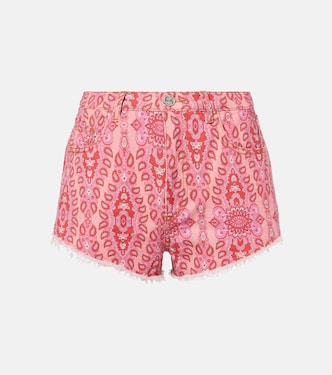 Printed denim shorts | Etro