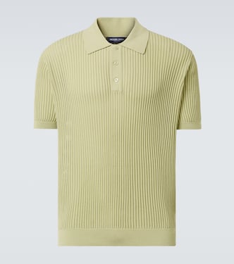 Vidal cotton-blend polo sweater | Frescobol Carioca