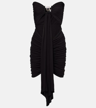 Bezel Quartz gathered minidress | Christopher Esber