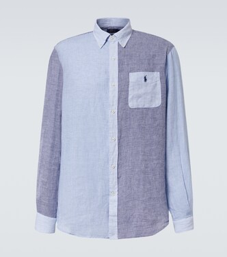 Patchwork linen shirt | Polo Ralph Lauren