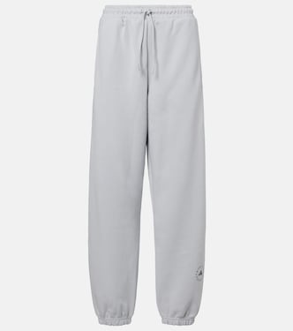 Cotton-blend fleece sweatpants | Adidas by Stella McCartney