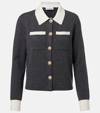 Wool-blend cardigan | Self-Portrait