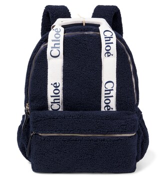 Rucksack aus Teddyfleece | Chloé Kids