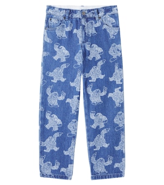 Printed straight jeans | Stella McCartney Kids