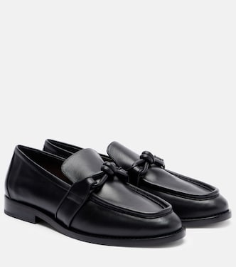 Astaire Knot leather loafers | Bottega Veneta