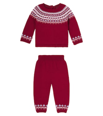 Baby Lyle wool sweater and pants set | La Coqueta