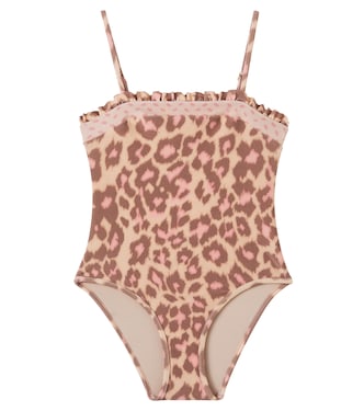 Leopard-print swimsuit | Zimmermann Kids