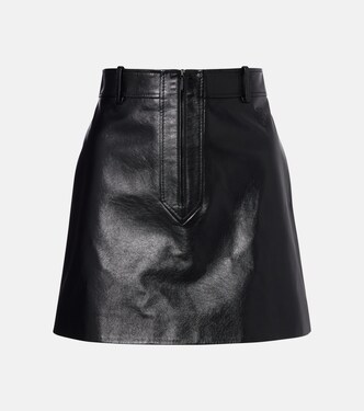 Minirock aus Leder | Gucci