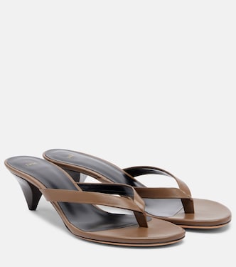 Rooty leather thong sandals | JUDE