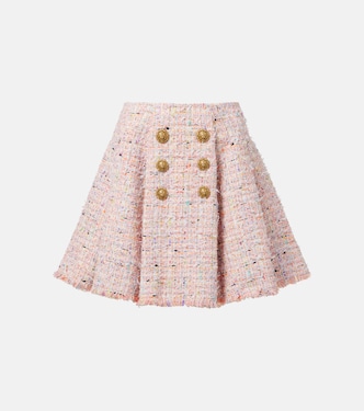 Mini-jupe en tweed | Balmain