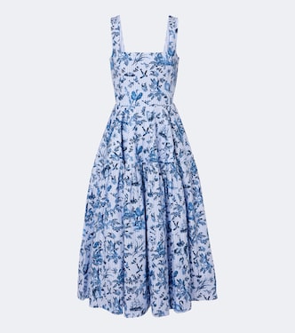 Midikleid aus Baumwollpopeline | Erdem