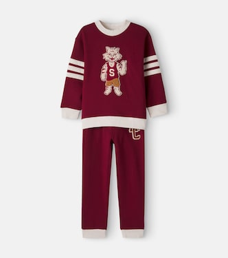 Besticktes Set aus Sweatshirt und Jogginghose | Stella McCartney Kids
