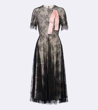 Embellished lace midi dress | Erdem