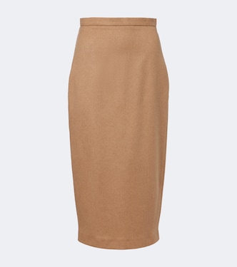 Midirock aus Kamelhaar | Max Mara