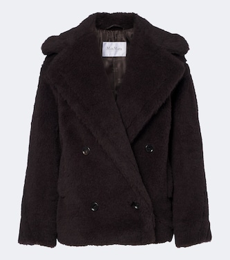 Alpaca, wool, and silk peacoat | Max Mara