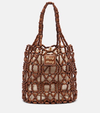 Beaded bucket bag | Miu Miu