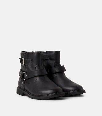 Sister Austin leather biker boots | Pom d'Api