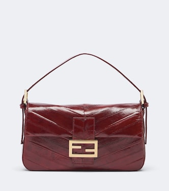 Baguette® 26424 Small eel leather shoulder bag | Fendi