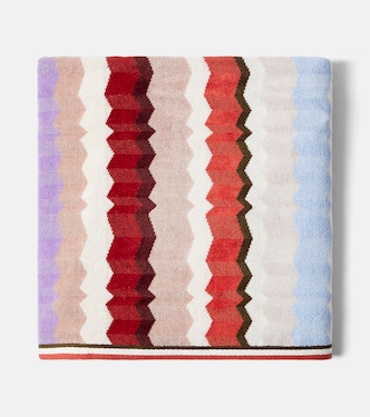 Eva Zigzag cotton terry bath sheet | Missoni