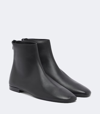Leather ankle boots | Toteme