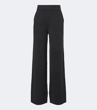 Pantalones anchos de lana y cachemir | Jardin des Orangers