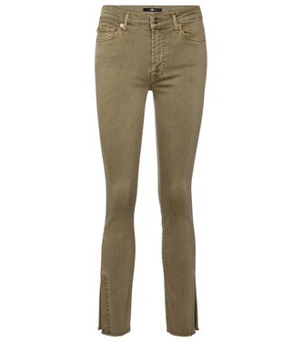 Ronnie Slim Illusion mid-rise skinny jeans | 7 For All Mankind