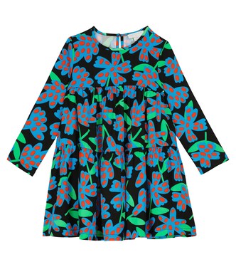 Floral-printed twill dress | Stella McCartney Kids
