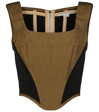Bustier-Top aus Scuba | Stella McCartney