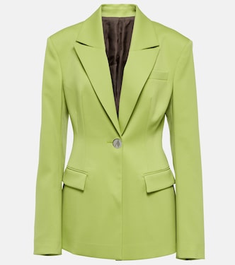 Wool gabardine blazer | The Attico