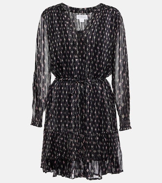 Bedrucktes Minikleid aus Chiffon | Velvet