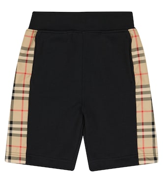 VIntage Check paneled jersey shorts | Burberry Kids