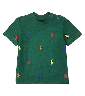 Baby Besticktes T-Shirt aus Baumwoll-Piqué | Polo Ralph Lauren Kids