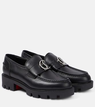 CL Moc Lug leather loafers | Christian Louboutin