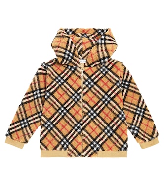 Burberry Check fleece hoodie | Burberry Kids