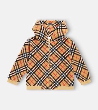 Burberry Check fleece hoodie | Burberry Kids