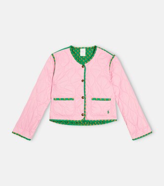 Reversible quilted cotton jacket | Polo Ralph Lauren Kids