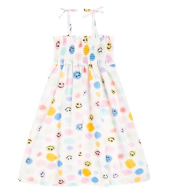 Chrystal polka-dot cotton dress | Molo