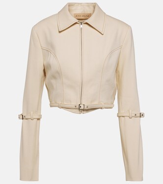 Tuxis cropped denim jacket | Aya Muse