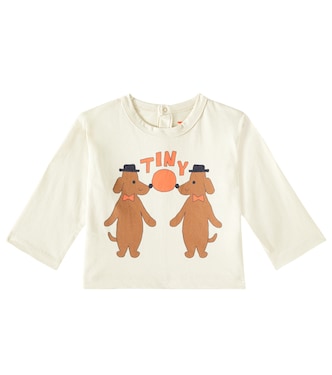 Baby Tiny Dogs cotton sweatshirt | Tinycottons