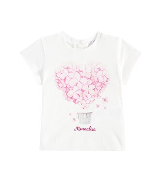 Baby printed cotton jersey T-shirt | Monnalisa