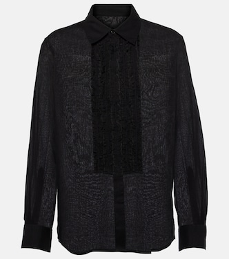 Nathael ruffled cotton shirt | Nili Lotan