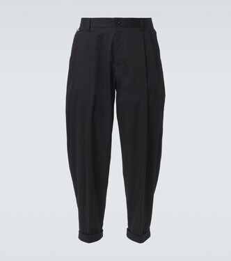 Pantalon tapered en coton mélangé | Dolce&Gabbana