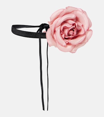 Floral-appliqué headband | Jennifer Behr