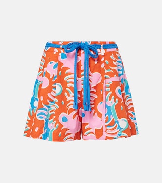 Chantal printed cotton shorts | Poupette St Barth