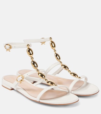 Embellished leather sandals | Gianvito Rossi