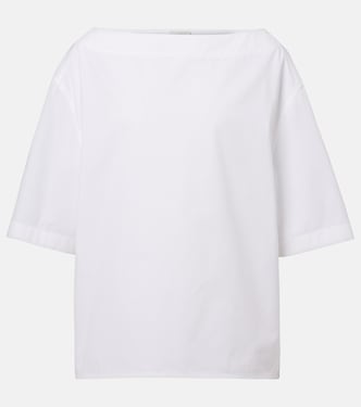 Oversized cotton poplin top | Tod's