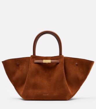 New York Midi suede tote bag | DeMellier