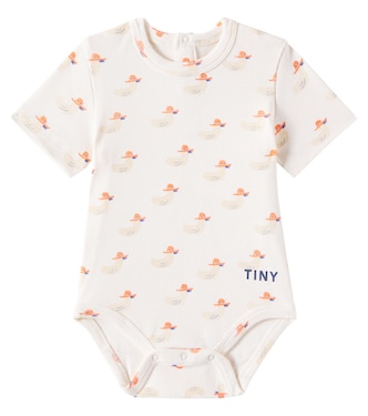 Baby Ducks cotton-blend jersey bodysuit | Tinycottons