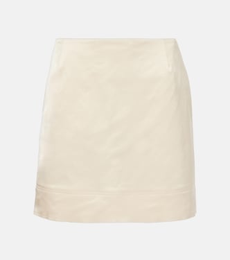 Minifalda de crepé de mezcla de algodón | Toteme